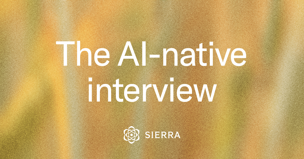 The AI-native interview (7 minute read)