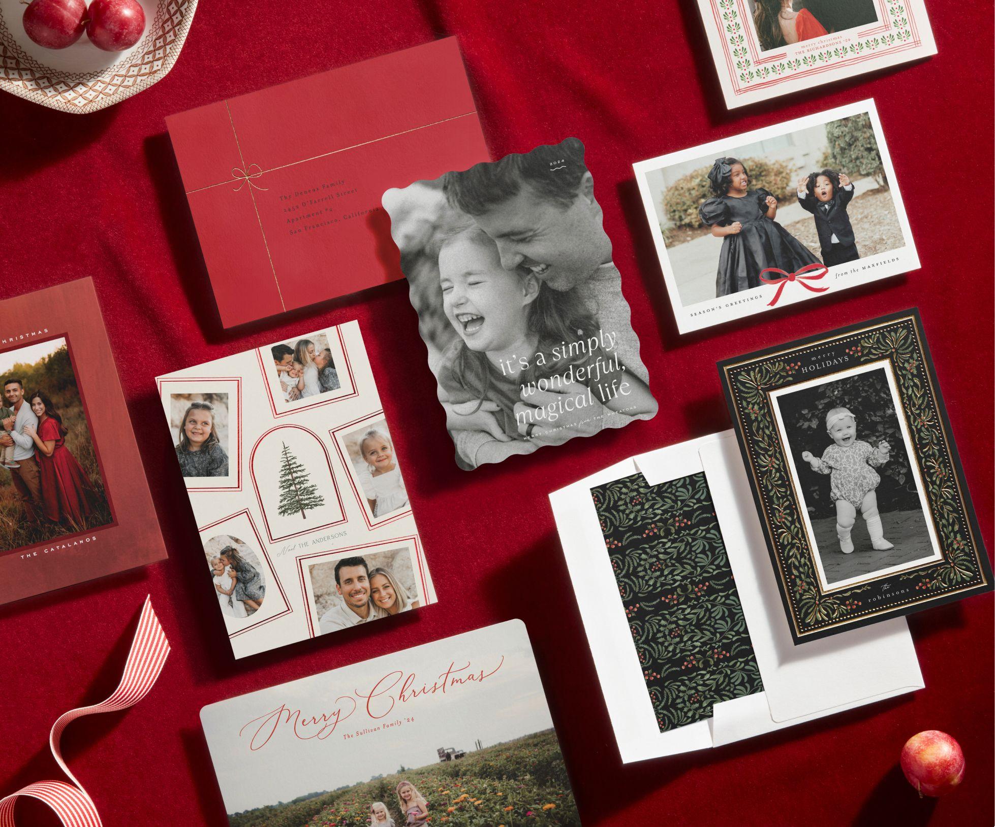Minted holiday cards
