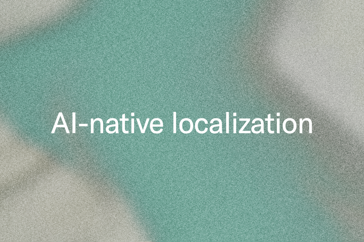AI-native localization