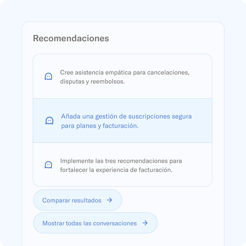 Un gráfico de cronograma que muestra las trazas del agente de IA, incluida la transcripción, la inicialización, las acciones del supervisor y las clasificaciones de intención del usuario como «El cliente le pide a la IA que sea grosera o insulte».