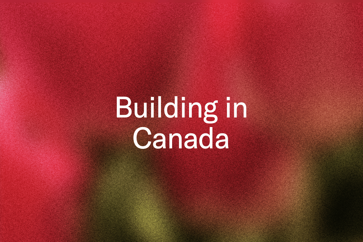 Building in Canada.