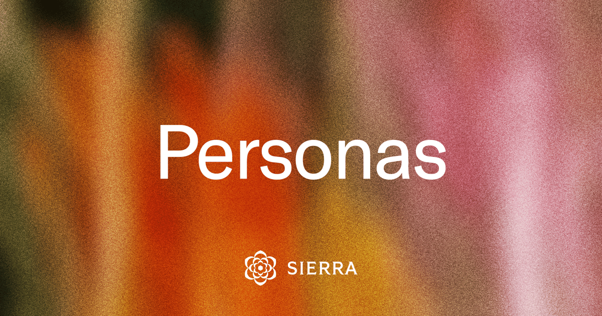 Introducing Voice Personas