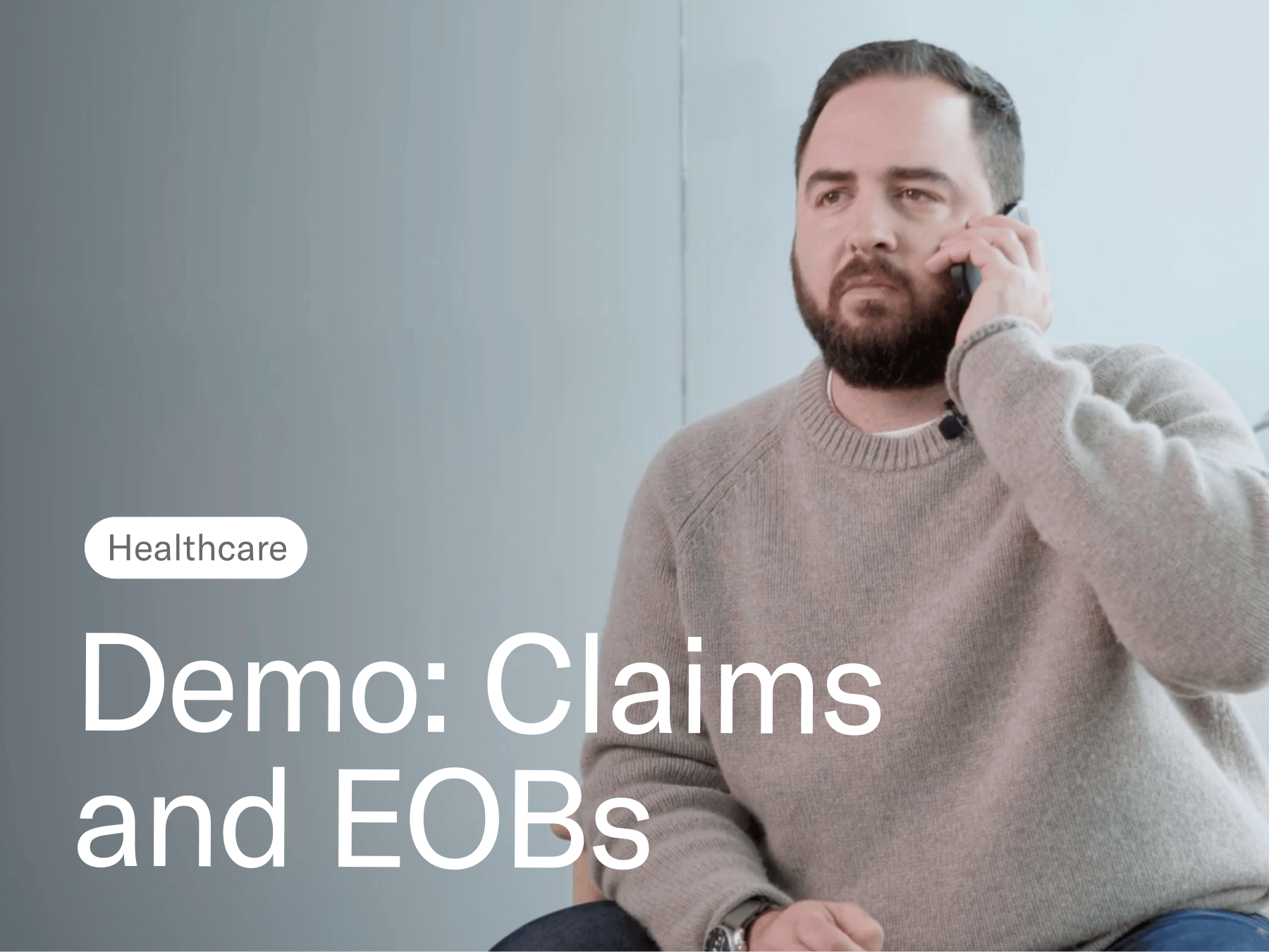 Healthcare Demo: Clarifying an Explanation of Benefits