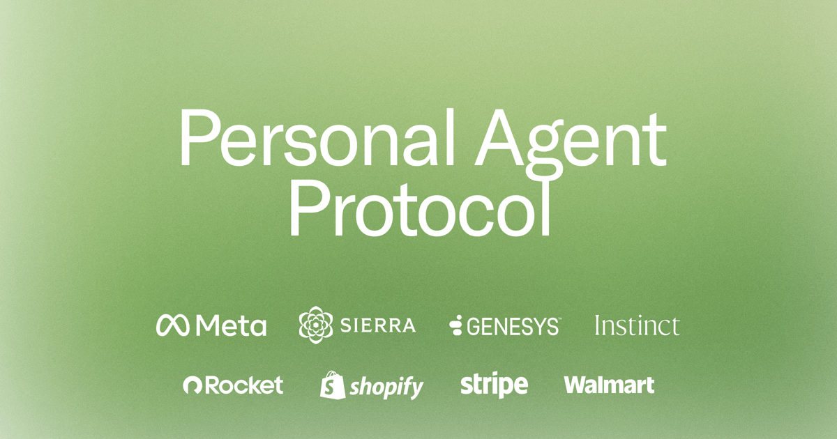 Sierra 与 Meta 联合多家企业发布 Personal Agent Protocol 开放协议