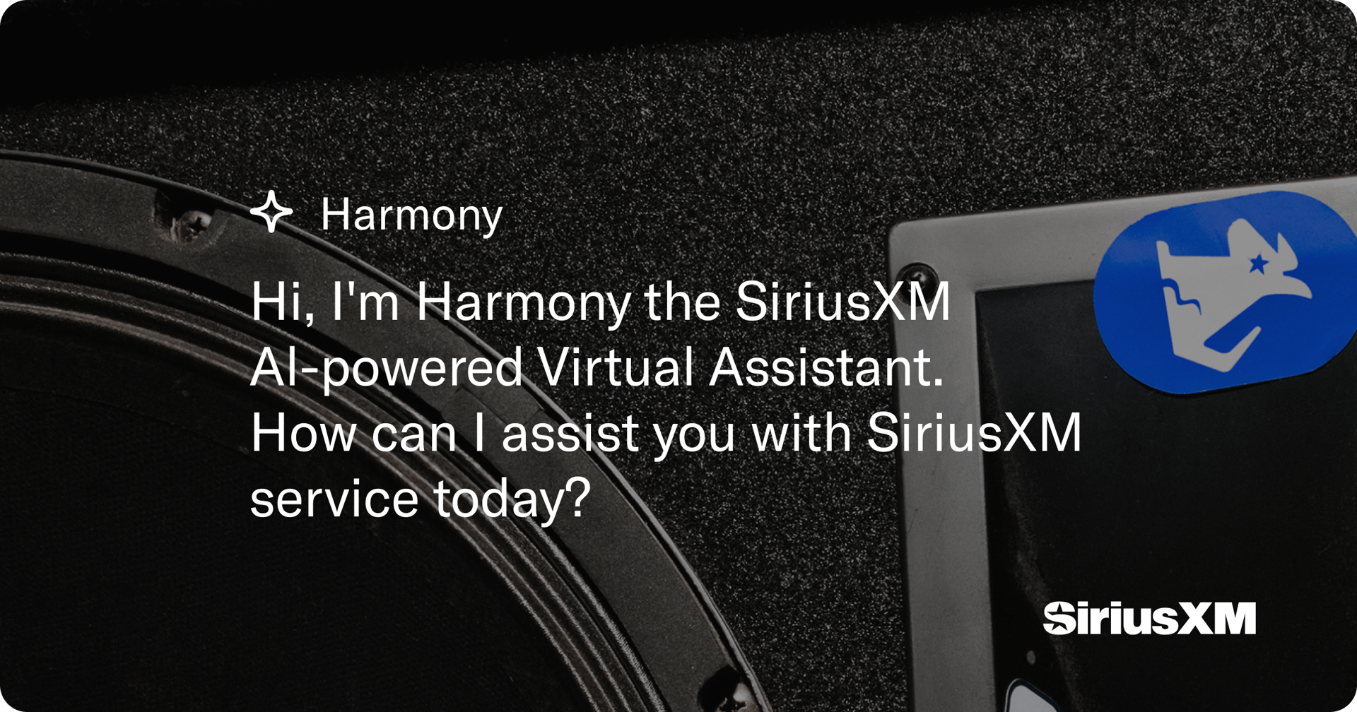 Image of Harmony, SiriusXM's AI-powered assistant