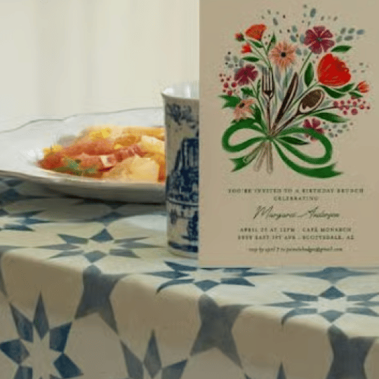 Minted stationery