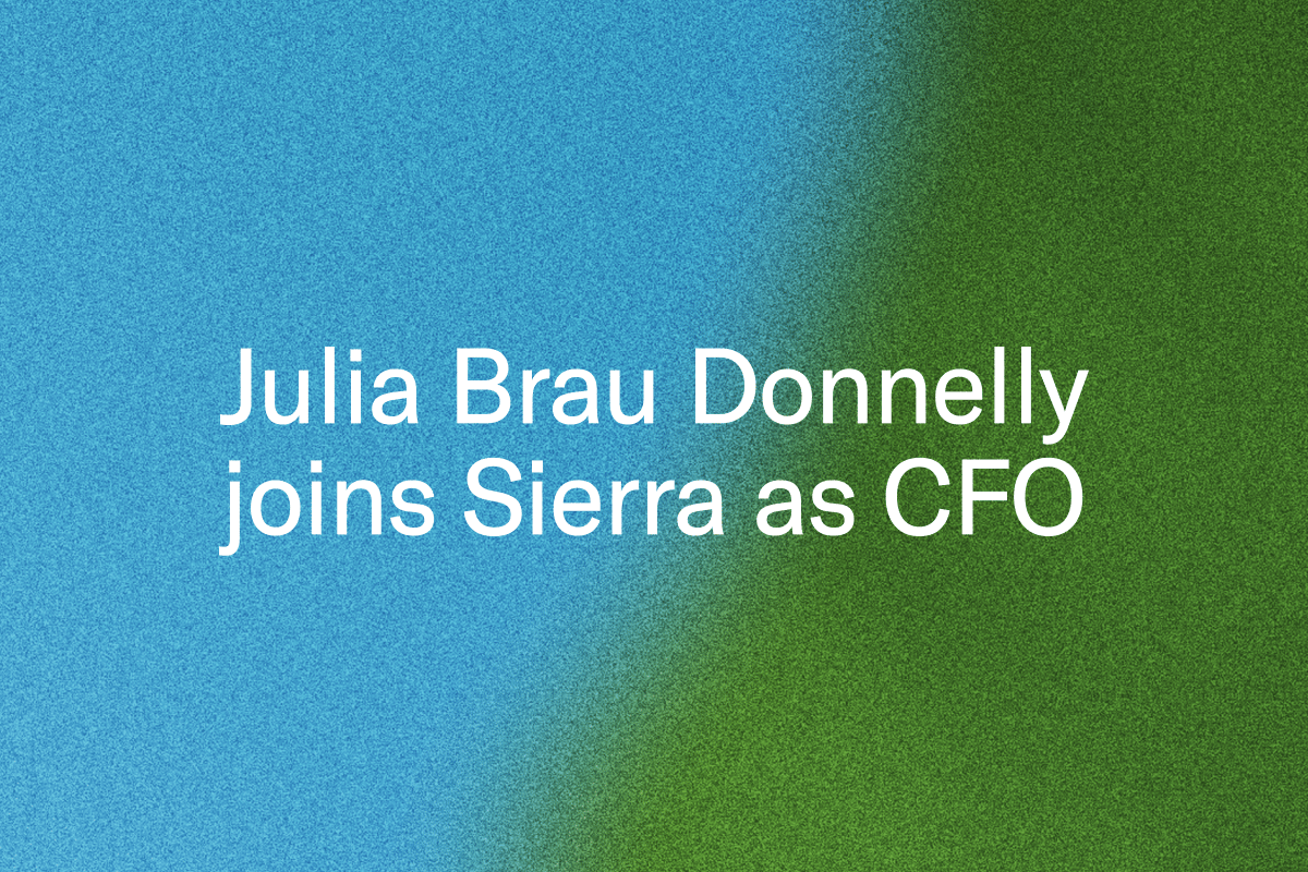 Julia Brau Donnelly joins Sierra as CFO