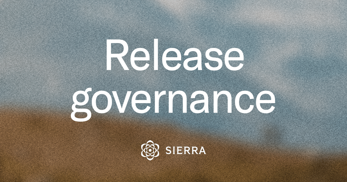 Release governance: guardrails for agents at scale