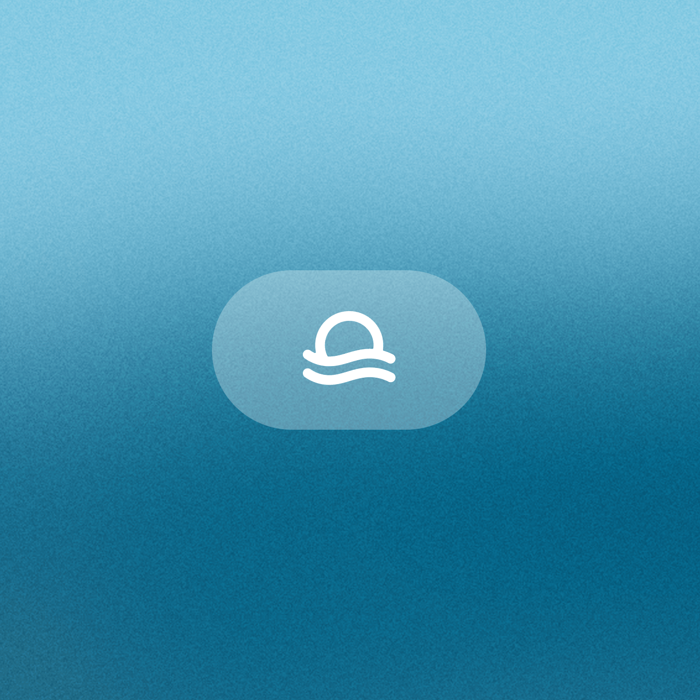 Horizon icon on a blurred blue background