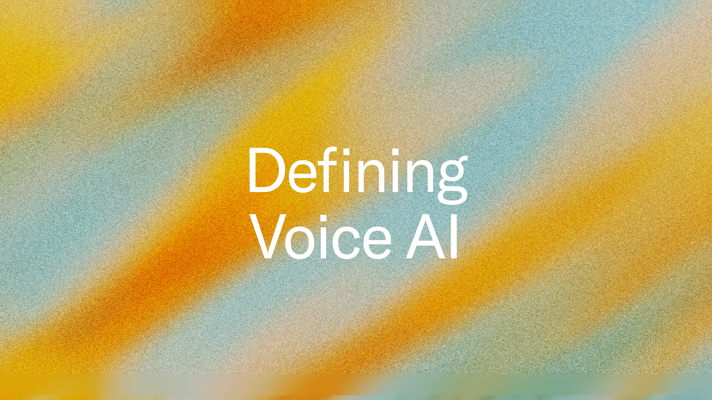 Defining Voice AI Blog Header Image