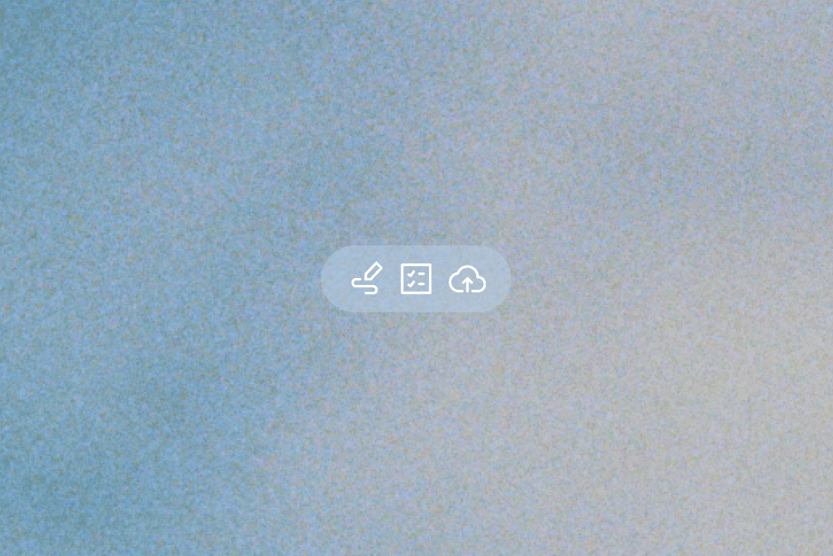 Gradient mixed colors, agent building icons