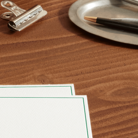 Minted stationery