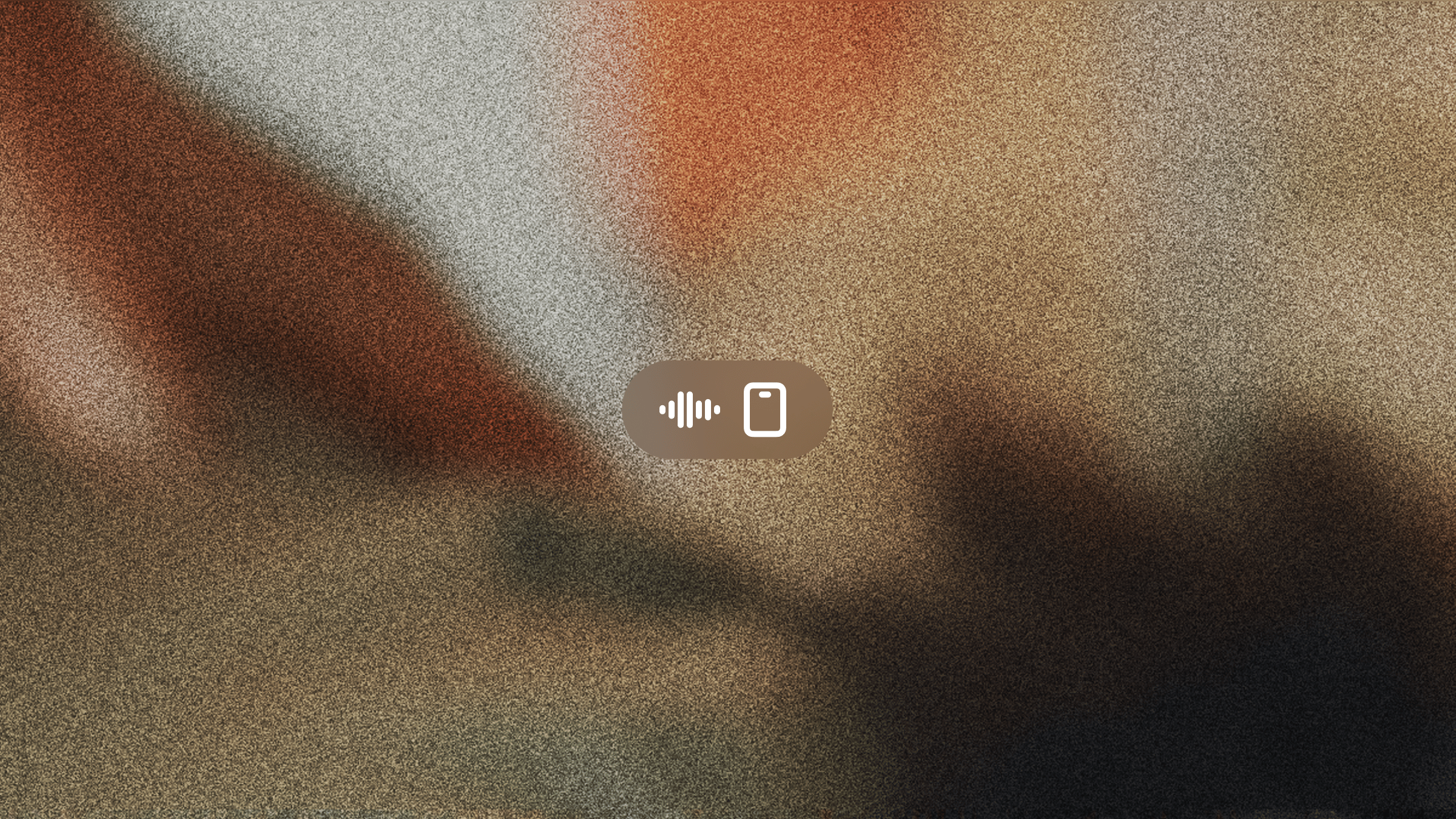 Gradient mixed colors, voice and phone icons